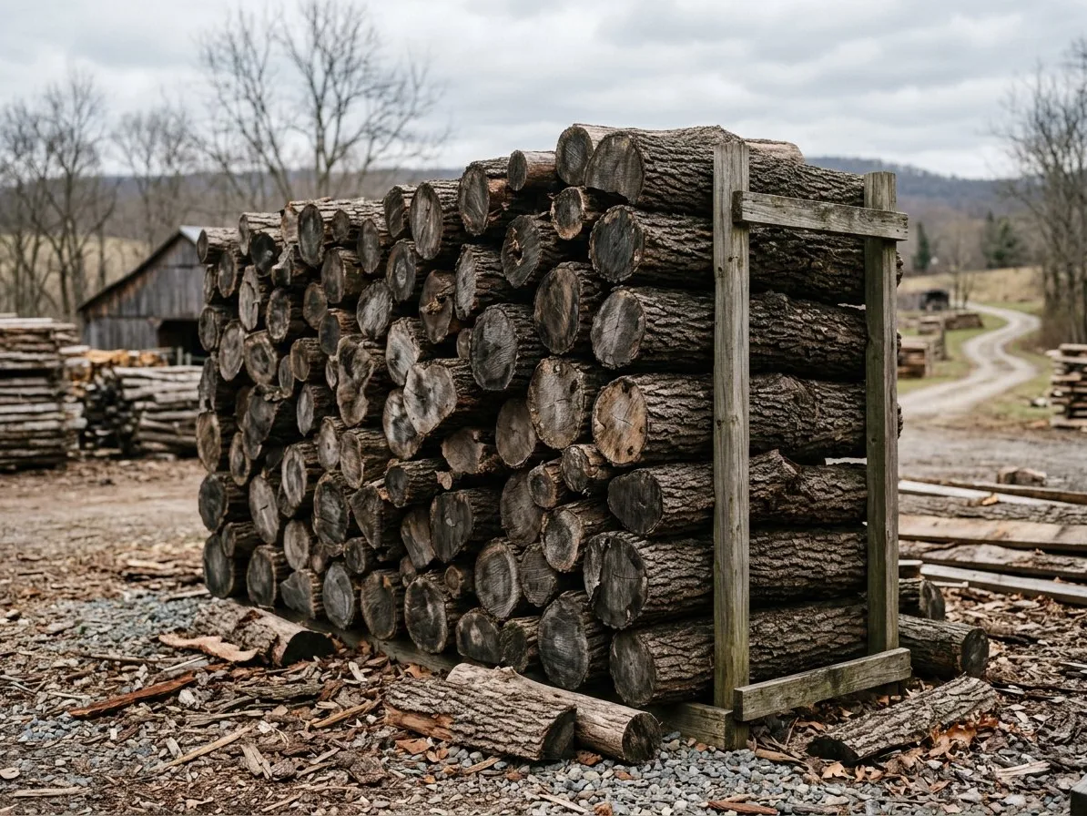 Дубовые дрова естественной сушки — фото партии